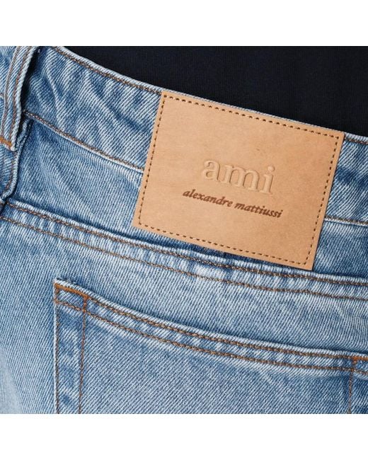 AMI Hellblaue Jeans Mit Wascheffekt in Blue für Herren