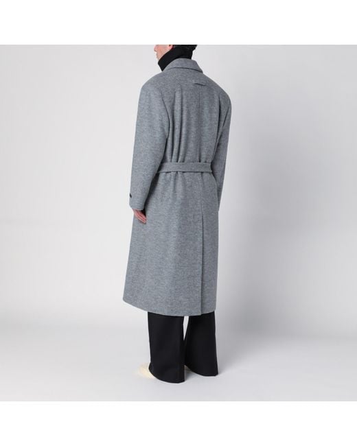 Fear Of God Gray Wool Double-breasted Coat for men