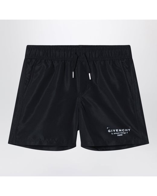 Givenchy Black Swim Shorts With Logo for men