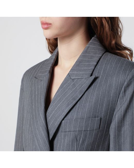 Anine Bing Gray Tiphaine Blazer
