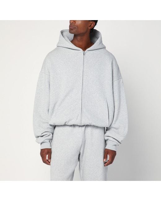 Entire studios Gray Zip Cotton Sweatshirt for men