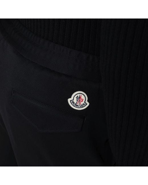 Moncler Black Jogging Trousers for men