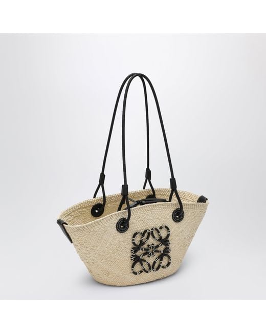 Loewe White Small Anagram Basket Bag