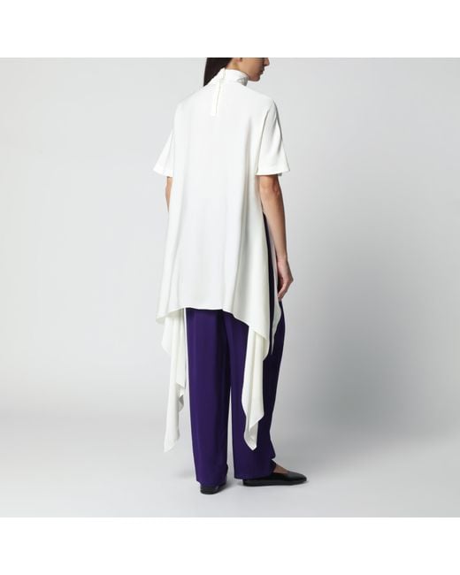 Alaïa Blue Asymmetric Top