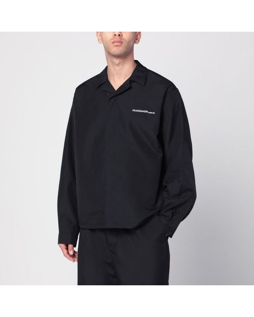 OAMC Black Peacemaker Overshirt Jacket for men