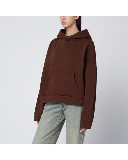 Entire studios Brown Hooded Sweatshirt