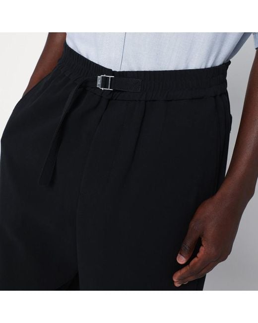 Bermuda ampio in cotone di AMI in Black da Uomo