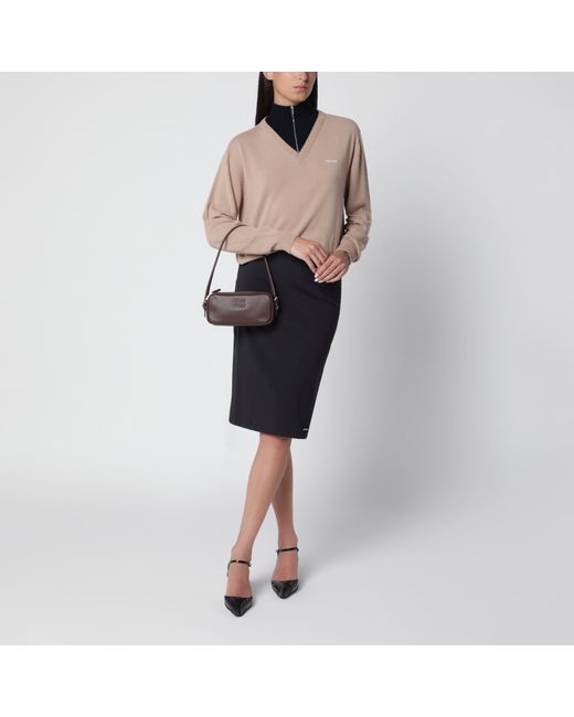 Miu Miu Black Leather Pouch