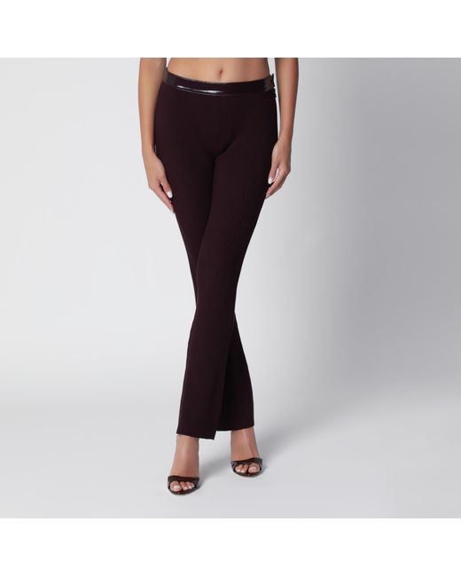 Courreges Brown Straight-Leg Trousers