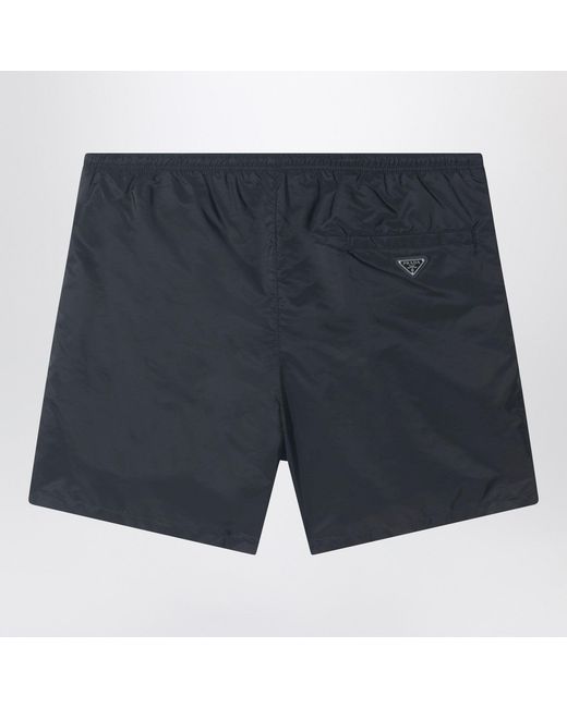 Prada Blue Re-Nylon Swimwear for men