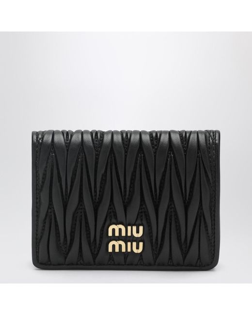 Miu Miu Black Compact Wallet
