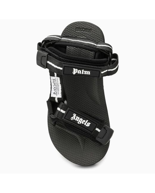 Palm Angels Schwarze Sandalen X Suicoke Aus Nylon in Black für Herren