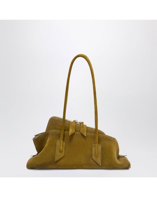 The Attico Green La Passeggiata Small Bag Khaki