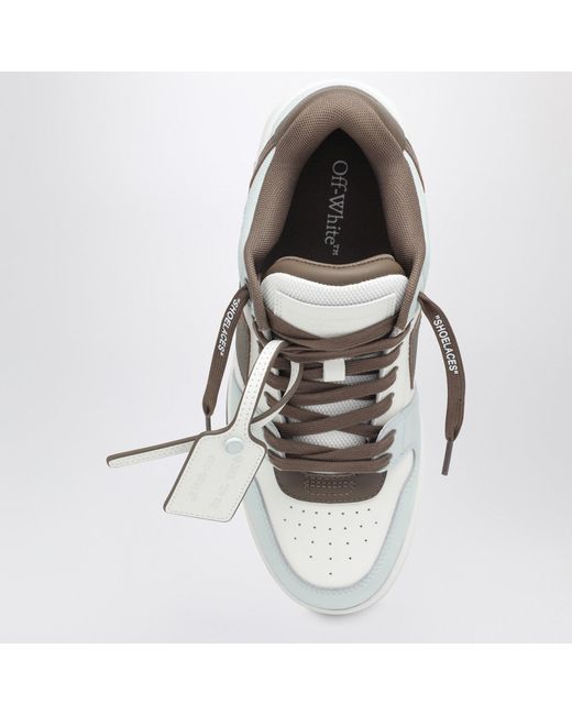 Off-White c/o Virgil Abloh Gray Out Of Office Sneakers/Light