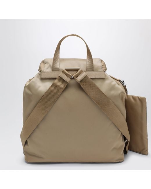 Prada Natural Medium Re-Nylon Backpack