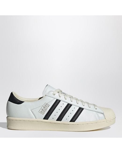 Sneaker superstar vintage core white&black/cream white di Adidas Originals da Uomo