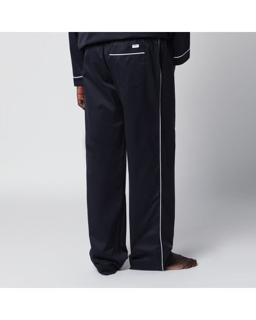 Tekla Blue Pajama Trousers for men