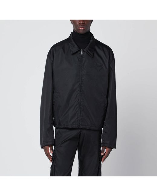 Prada Black Jacket With Zip for men