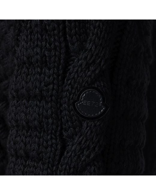 Moncler x Edward Enninful Black Wool Turtleneck Sweater
