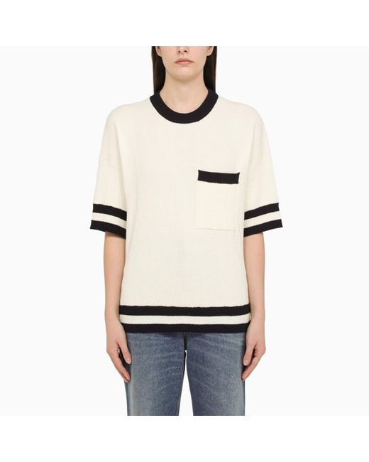 Golden Goose Deluxe Brand Natural Ink Cotton Blend Jersey