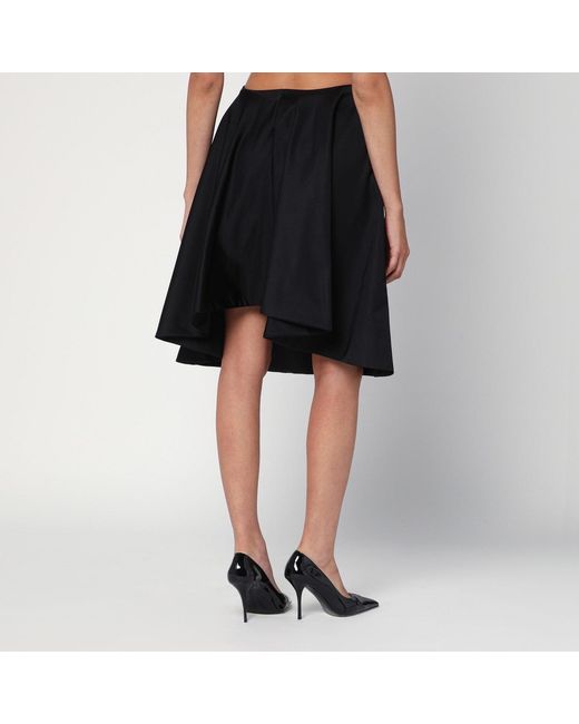 McQueen Black Flared Skirt