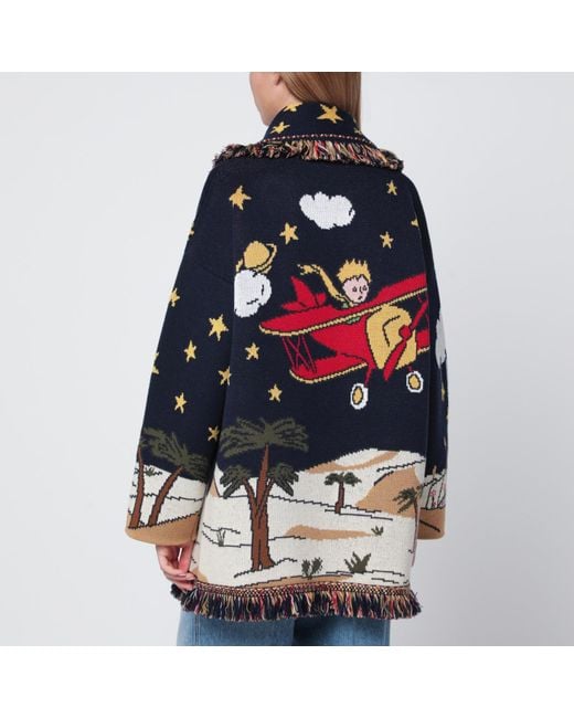 Alanui Blue Midnight The Little Prince Cardigan