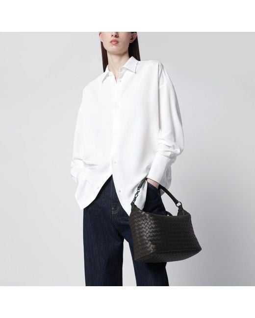 Bottega Veneta Black Fondant Intrecciato Bag
