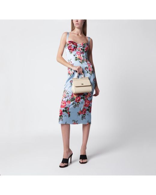 Dolce & Gabbana Natural Medium Sicily Handbag