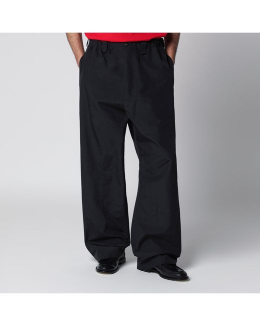 Willy Chavarria Black Cotton Trousers for men