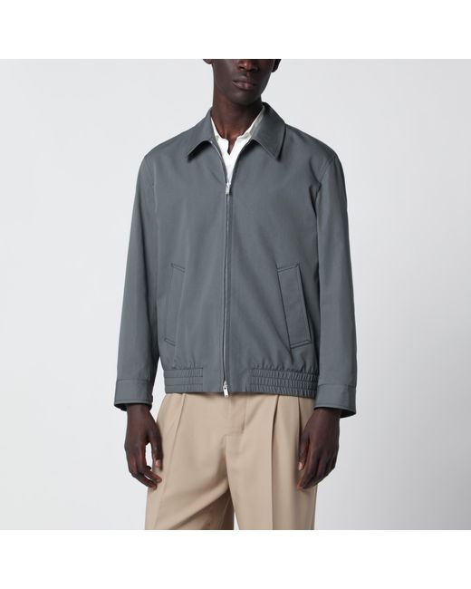 Lardini Gray Zip Jacket for men