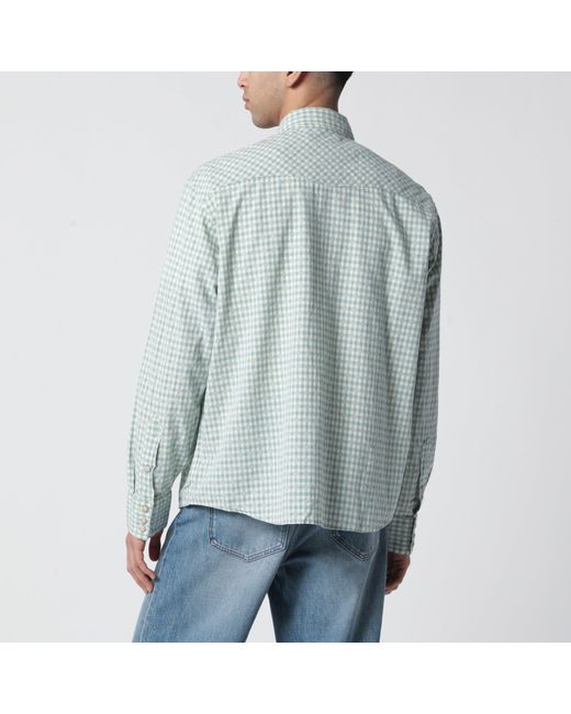 Polo Ralph Lauren Blue Classic-Fit Madras Western Shirt for men