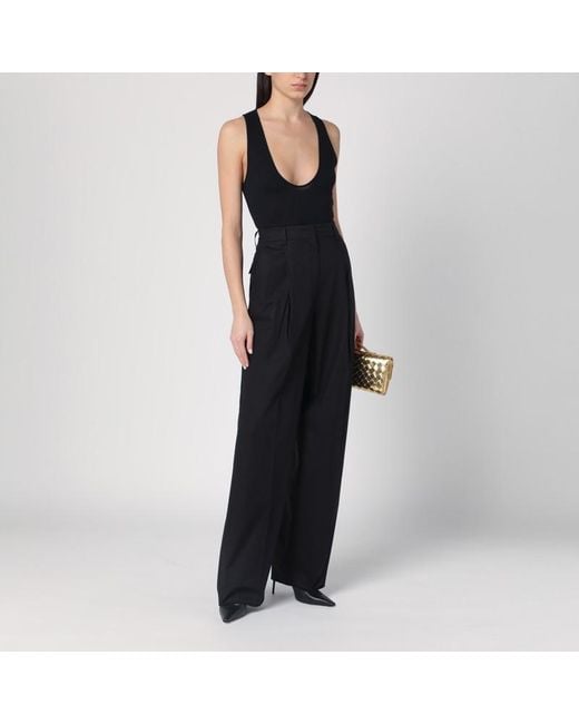 Thelatest Black Wide Axel Trousers