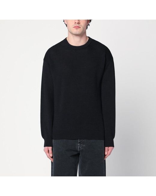Maglione in cotone di Auralee in Black da Uomo