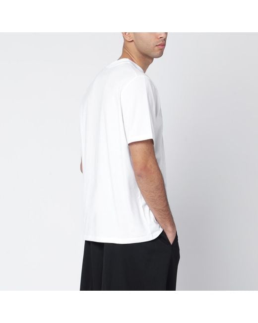 Jil Sander White Cotton Tshirt for men
