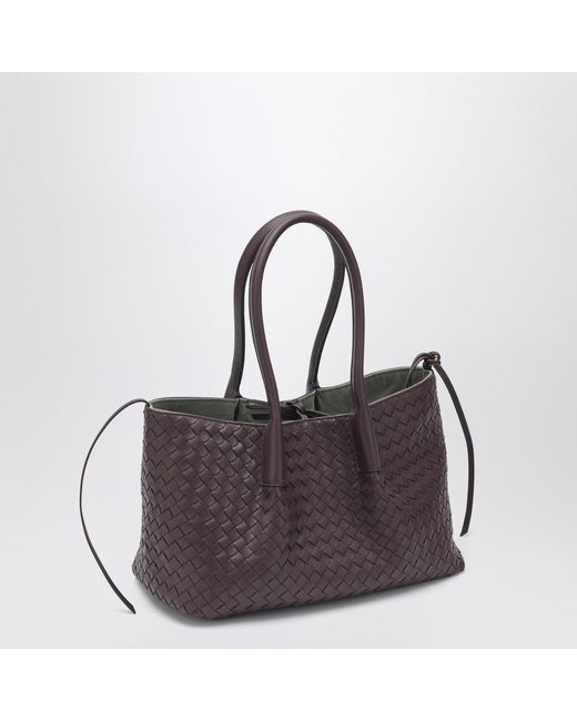 Bottega Veneta Gray Pinacoteca Medium Bag Barolo/pine Green
