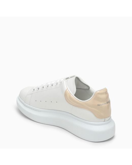 Alexander McQueen White And Oyster Oversized Sneakers for men