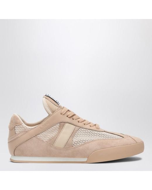 Sneaker kick pesca in rete e pelle di Chloé in Natural