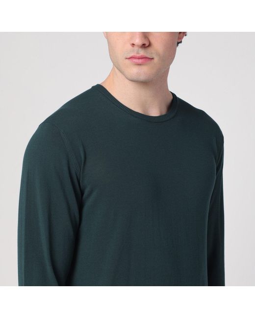 Roberto Collina Green Dark Sweater for men