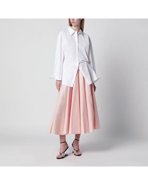 Givenchy Pink Light Long Circular Skirt