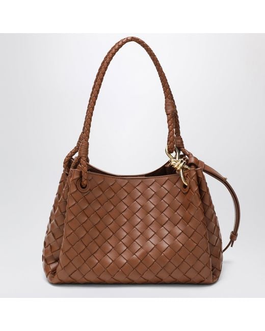 Bottega Veneta Brown Medium Parachute Bag