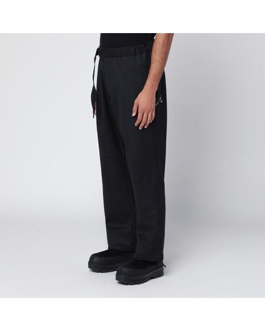 Pantaloni regs neri in misto lana di OAMC in Black da Uomo