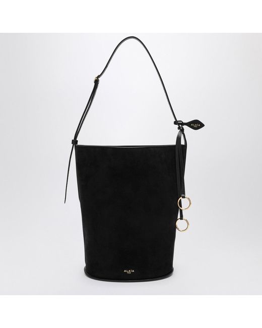 Alaïa Black Hip Bucket Large Bag
