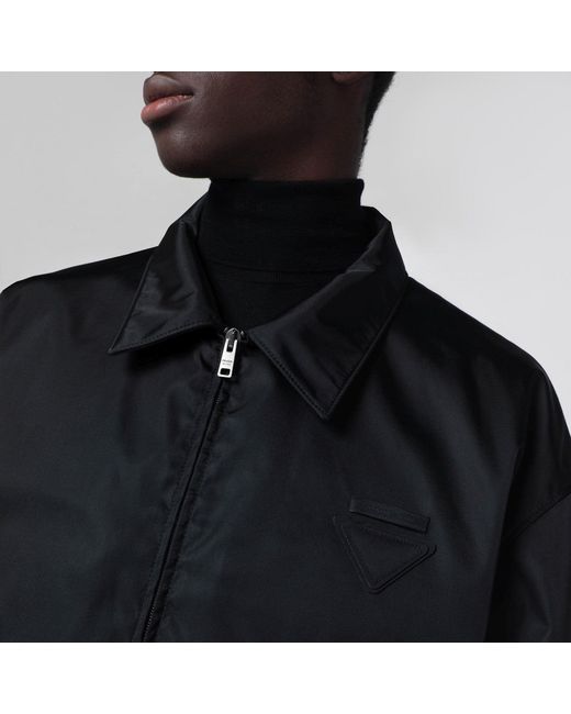 Prada Black Jacket With Zip for men