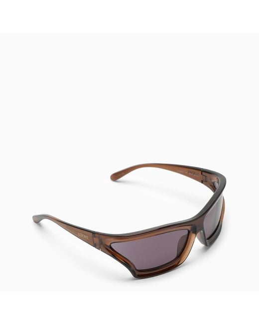 Loewe Brown Arch Mask Nylon Sunglasses