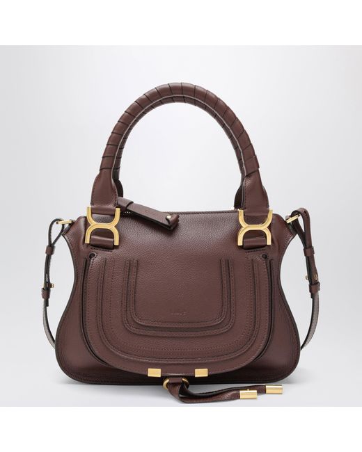 Chloé Brown Small Marcie Handbag