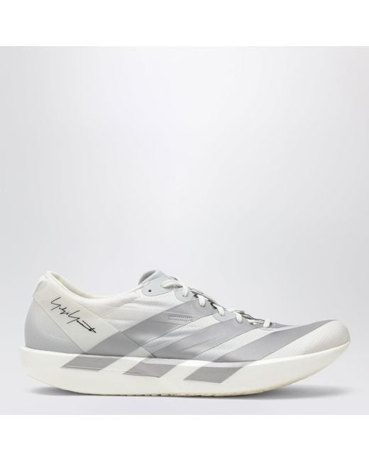 Y-3 White Adios 9 Mesh Trainers for men