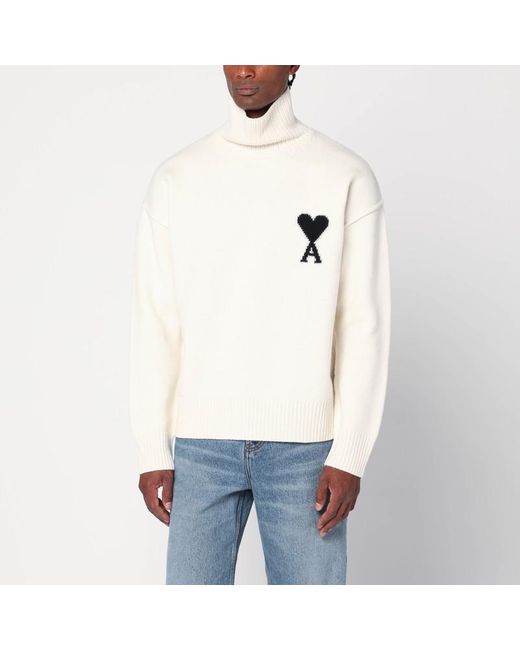 Pull AMI Paris – Couleur Bleu Ciel, Taille XS, Neuf Avec étiquettes, Streetwear Français