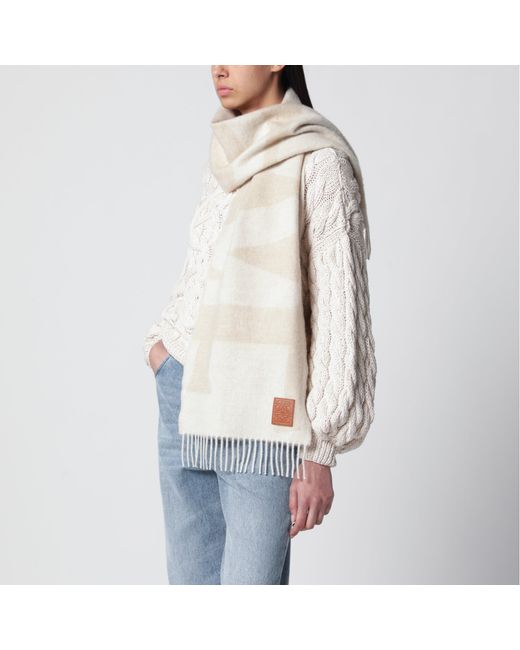 Sciarpa di Loewe in Natural