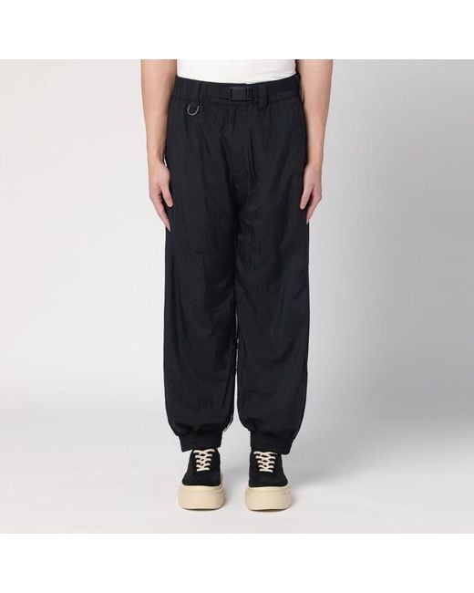 Pantalone in nylon di Y-3 in Black da Uomo