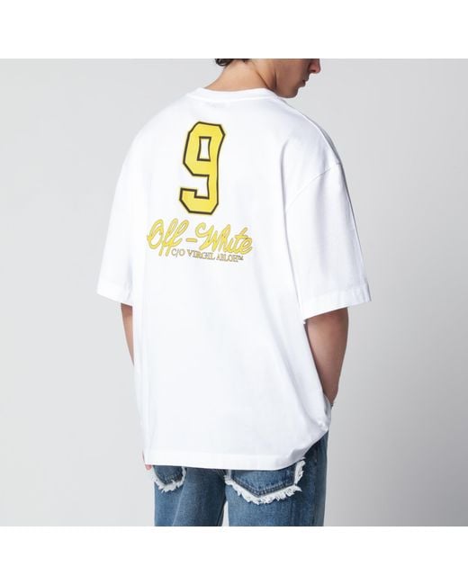 Off-White c/o Virgil Abloh White T-Shirt With Logo Prints for men